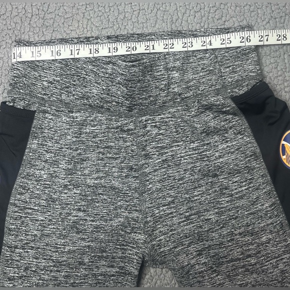 NBA Golden State Warriors Leggings Gray, Black And Blue Womens Size Medium - Picture 9 of 10